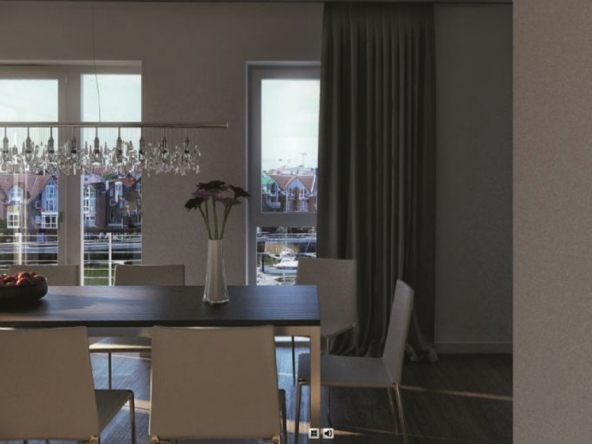 Lichtdurchflutete Räume mit verglasten balkon